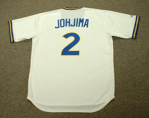 KENJI JOHJIMA Seattle Mariners Majestic Cooperstown Throwback Baseball Jersey, 2XL