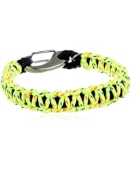 Steve Madden Lime Green Macrame Friendship Bracelet, 7.5"