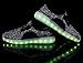 [NEW SIZE VERSION] Santiro Men's Breathable 7 Colors LED Light up Sneakers Flashing Athletic Shoes