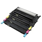 Set Toner für Samsung CLP-320 BK + Color mit Chip - Schwarz 2.500 Seiten,Color je 2.000, kompatibel. Geeignet für Samsung CLP 320 Samsung CLP 320 N Samsung CLP 325 Samsung CLP 325 N Samsung CLP 325 W Samsung CLX 3185 Samsung CLX 3185 FN Samsung CLX 3185 FW Samsung CLX 3185 N