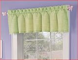 Betsy Valance Lime Green Gingham 60 X 15 by The Kids Room Betsy Valance Lime Green Gingham 60 X 15 by The Kids Room