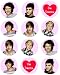 from simply topps 12 One Direction rice paper fairy / cup cake 40mm toppers pre cut decoration