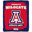 Arizona Wildcats NCAA Property of" Micro Raschel Blanket (50"x60")" Arizona Wildcats NCAA Property of" Micro Raschel Blanket (50"x60")"