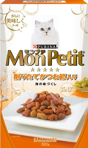 モンプチプチボックス 削りたてかつお節入り海の味づくし 300g