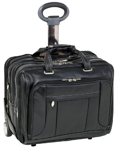 McKleinUSA WEST TOWN 15705 S Series Fly-Through Checkpoint-Friendly 17-Inch Detachable-Wheeled Laptop Case Black