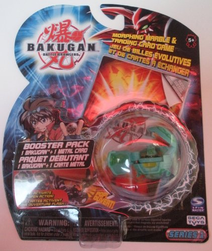 Bakugan Battle Brawlers Ventus Green Gorem Series 1 Booster Pack