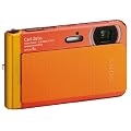 Sony DSC-TX30 Digitalkamera (18,2 Megapixel, 5-fach opt. Zoom, 8,3 (3,3 Zoll) Touchscreen, Full-HD, micro HDMI) orange