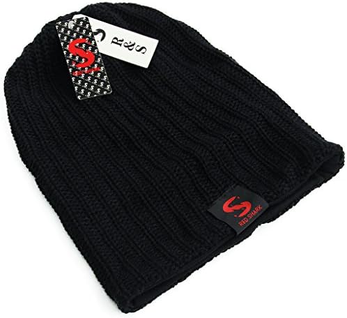 REDSHARKS Unisex Adult Winter Warm Slouch Beanie Long Baggy Skull Cap Stretchy Knit Hat Oversized