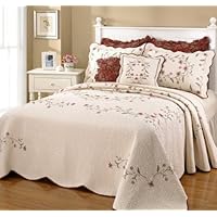 Pike Street Fall Garden Quilted Bedspread