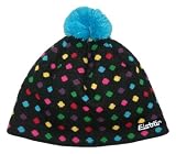 Eisb&auml;r Kinder M&uuml;tze Dots Pompon, schwarz, 55