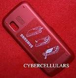 NEW SAMSUNG SPRINT SPH M540 RANT OEM RED BATTERY BACK DOOR COVER