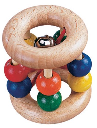 Childrens Toyshop   : Wooden Rattling Rattle