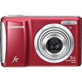 Olympus FE-47 Digitalkamera (14 Megapixel, 5-fach optical Zoom, 6,9 cm (2,7 Zoll) Display) rot