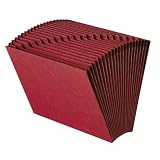 (Price/EA)Expanding Files Without Flap, Letter Size, Maroon
