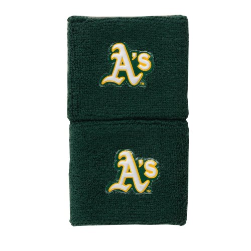 Franklin Sports MLB Oakland Athletics Team Wristbands Apparel
