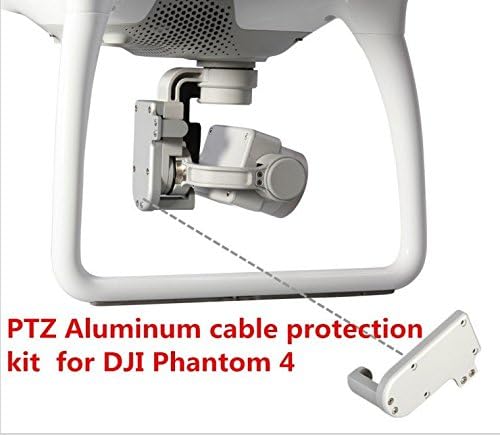 HOBBYSUNRISC CNC Aluminum Gimbal Ribbon Cable Saver / PTZ Aluminum cable protection kit for DJI Phantom 4 PTZ camera gimbal