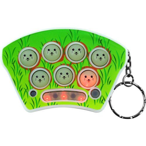 Set of 2 Mini Whack It Toy Game Keychain  Sound 
