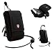 The Swiss BLACK WITH RED STITCHING Slim Protective Durable Nylon Sleeve Carrying Case with Adjustable Belt Clip and Lanyard For Fujifilm FinePix JX420 JZ500 REAL 3D W3 T200 T300 XP20 XP30 Z90 Z800EXR Z900EXR Point and Shoot Digital Camera + Includes eBigValue Determination Hand Strap Key Chain