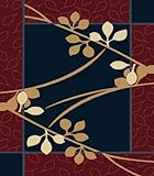 IMAGE OF Contemporary Area Rug, United Weavers Manhattan 5'x8' Brentwood Navy Blue