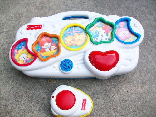 Fisher Price Baby Cribcar Seat Musical Toy with Remote