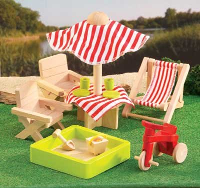Calico Critters Outdoor Furniture Set