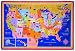 This Land Is Your Land U.S. Laminated Wall Map by eeBoo