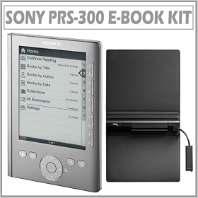 Sony PRS-300SC Digital Reader Pocket Edition in Silver With Sony Premium Protective Cover w/ Built-in Reading Light