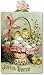 Item 735 Vintage Victorian Style Easter Basket Plaque