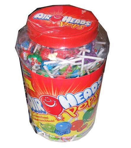 Airheads Air Heads Pops, (250 Pops Per Resealable Tub) by Perfetti