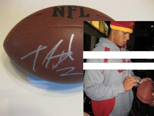 TAYLOR MAYS,CINCINNATI BENGALS,SAN FRANCISCO,49ERS,SF,USC TROJANS,SIGNED NFL FOOTBALL,WITH COA + PROOF PHOTO