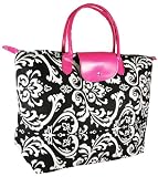 Extra Large Foldable Tote Bag in Damask Print (YK-DMSK214-HP)