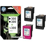 Produkt-Bild: HP Value Pack Tintenpatrone 2x HP 300 schwarz und 1x HP 300 farbig 3er Pack