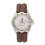 Alabama Crimson Tide (A Logo) Mens NCAA All-Star Watch (Leather Band)