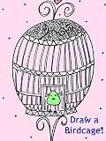 Drawing for Kids: How to Draw a Fancy French Birdcage Step-By-Step