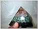 Jet Orgone Pyramid Green Aventurine Crystal Power Generator Cooper Coil for Vastu Balancing Healing Growth Meditation Approx 2.5-3 inch Long