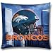 Denver Broncos NFL Photo Real Toss Pillow (18x18