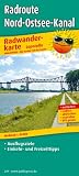 Radwanderkarte Radroute Nord-Ostsee-Kanal: wetterfest, rei&szlig;fest, abwischbar, GPS-genau, 1:50000 - Publicpress