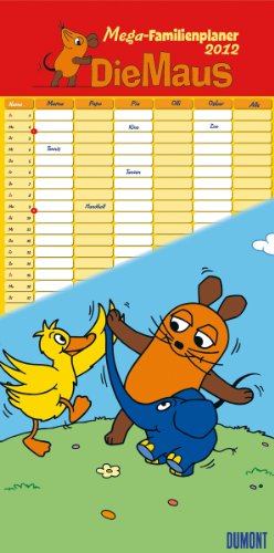 Produkt-Bild: Mega-Familienplaner Die Maus 2012: mit 6 Spalten