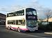PMPDVD1719 Oldham, Bolton. UK. Buses. Oldham at the end of October in sunny weather and again in sun