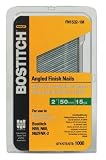 Bostitch FN1532-1M 2-Inch 15-Gauge FN Style Angled Finish Nails, 1000-Qty.