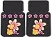 Disney Winnie the Pooh Paradise Flowers Car Truck SUV Front & Rear Seat Rubber Floor Mats - 4PC