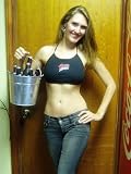 3 Pc Galvanized 6 Bottle Beer Bucket Pail Bar 5 qt