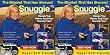 Snuggie, Royal Blue With Booklights (Set of 2)