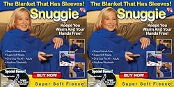 Snuggie, Royal Blue With Booklights (Set of 2)