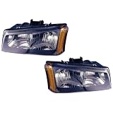 2003-2004 (03 04) Chevy Silverado Headlight Assembly - One Pair (Both Driver and... by Eagle Eye Lights