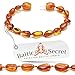 Baltic Amber Baby Teething Bracelet Anklet / Extra Safe & Authentic / 50% Richer and Higher in Value / Natural Teething Remedy / Soothes Inflammation, Drooling, Rashes /CGN.P-BN/ 13.5CM / 5.3IN