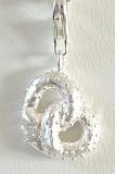 Trachtenschmuck Anhänger kleine Brezel Charm Oktoberfest 925 Sterlingsilber