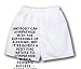 White Boxer Short with Anybody can sympathize with the sufferings of a friend, but it...