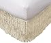 Lush Decor Crinkle Bedskirt, Queen, Ivory - Discontinued