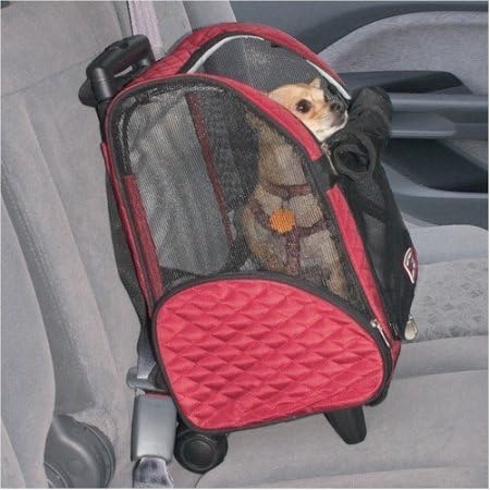 Travelon Dog Puppy Pet Medium Red Wheel Around by HunterK9
